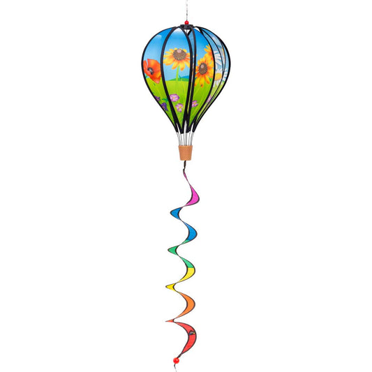 Windspiel Twist Hot Air Balloon Flowers