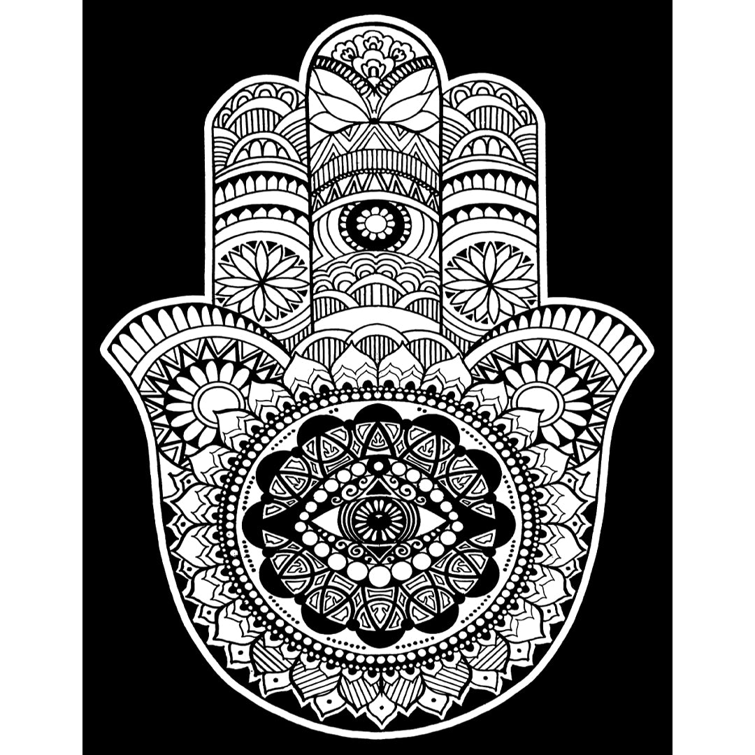 Samtausmalbild FATIMAS HAND 47 x 35 cm