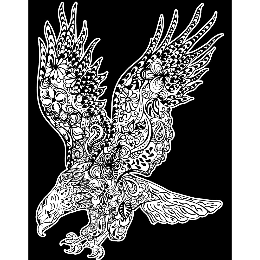 Samtausmalbild ADLER 47 x 35 cm