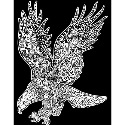 Samtausmalbild ADLER 47 x 35 cm