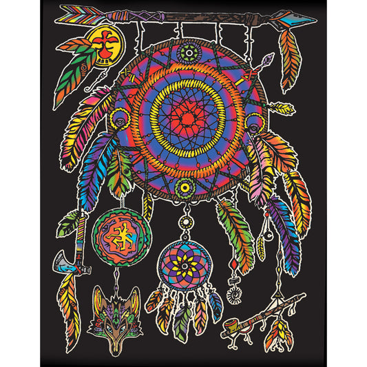 Samtausmalbild TRAUMFÄNGER 47 x 35 cm