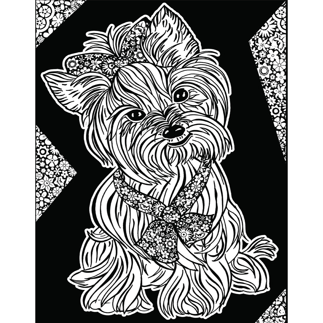 Samtausmalbild YORKSHIRE 47 x 35 cm