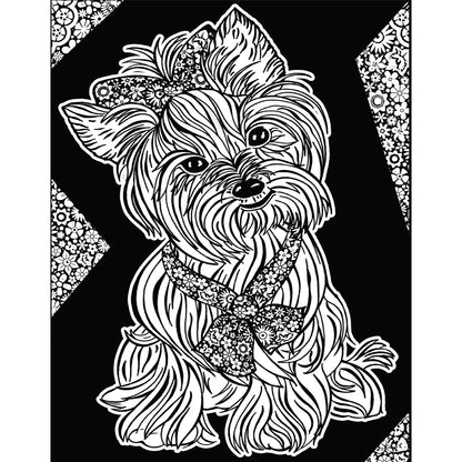 Samtausmalbild YORKSHIRE 47 x 35 cm