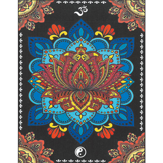 Samtausmalbild MANDALA LOTUS 47 x 35 cm